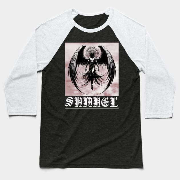 Archangel Samael: The Left hand of God Baseball T-Shirt by MetalByte